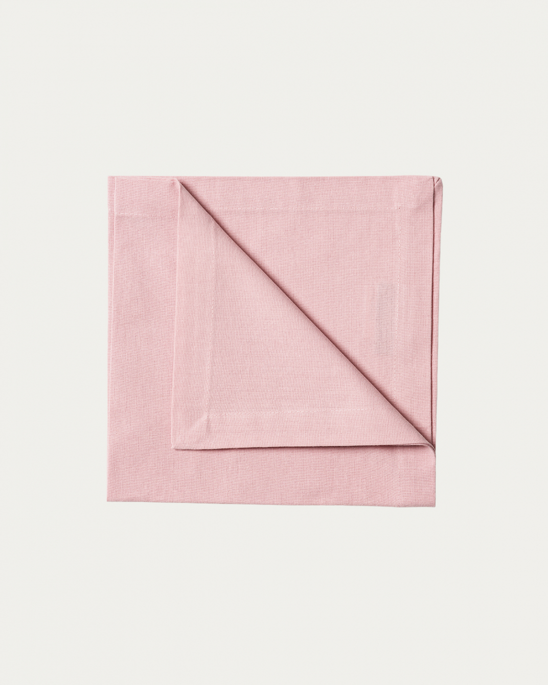 Produktbild dammig rosa ROBERT servett av mjuk bomull från LINUM DESIGN. Storlek 45x45 cm och säljs i 4 pack.