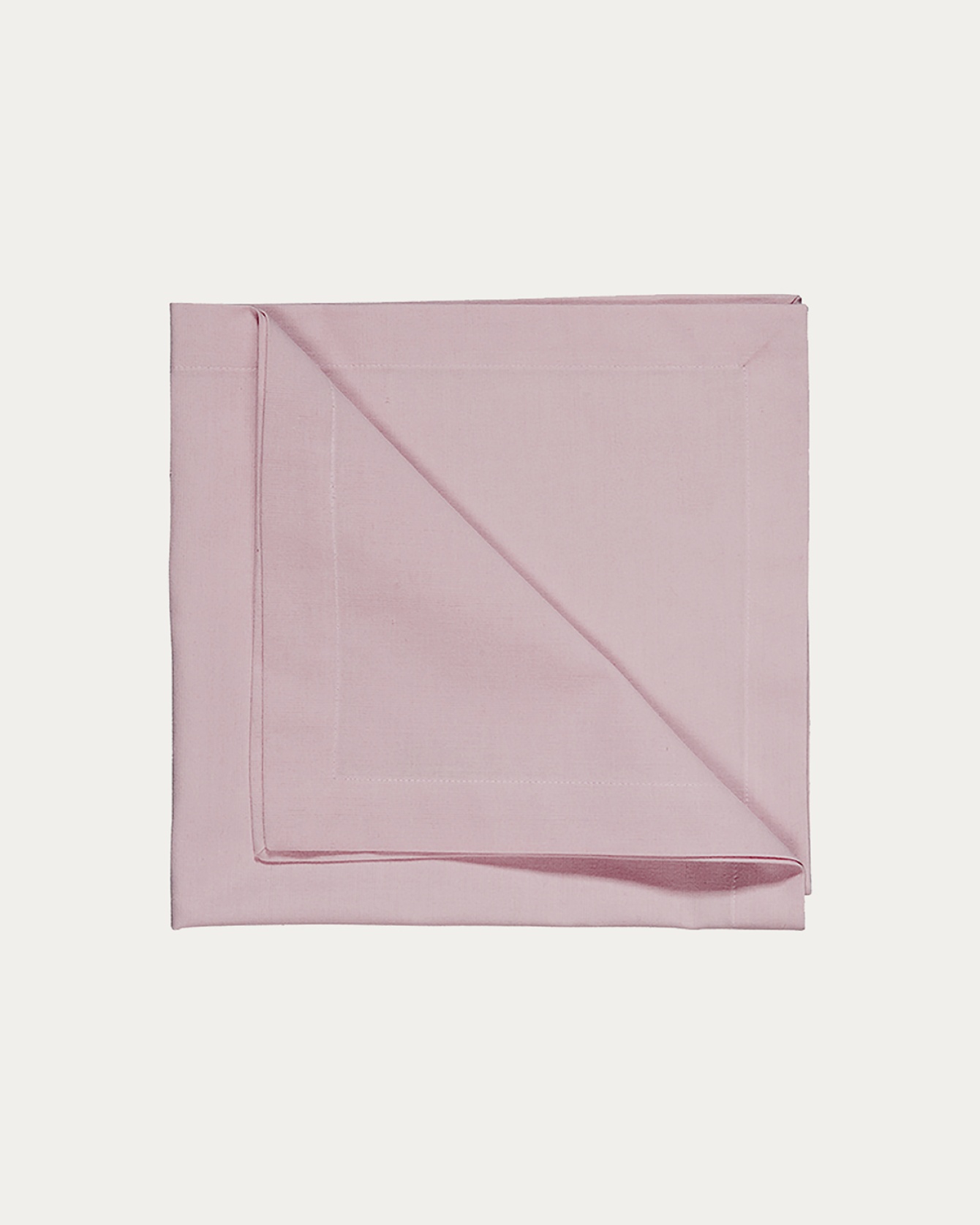 Produktbild ljusrosa ROBERT servett av mjuk bomull från LINUM DESIGN. Storlek 45x45 cm och säljs i 4 pack.