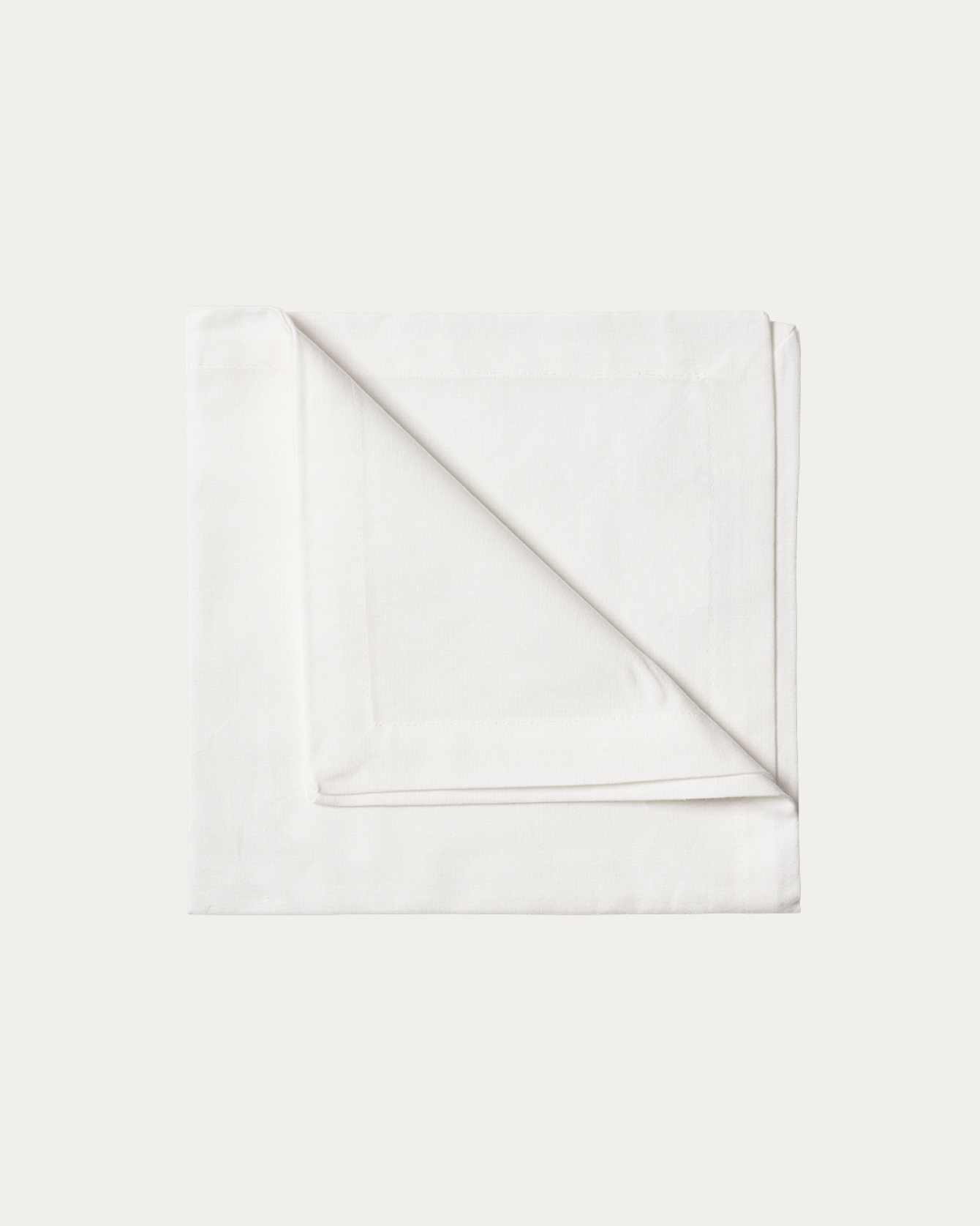 Image du produit serviette de table ROBERT blanc en coton doux de LINUM DESIGN. Taille 45 x 45 cm et vendu en lot de 4.