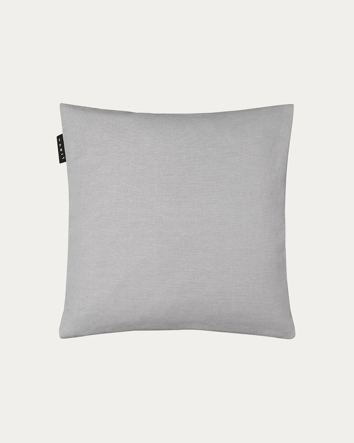 Product image light grey ANNABELL cushion cover made of soft cotton from LINUM DESIGN. Size 40x40 cm.