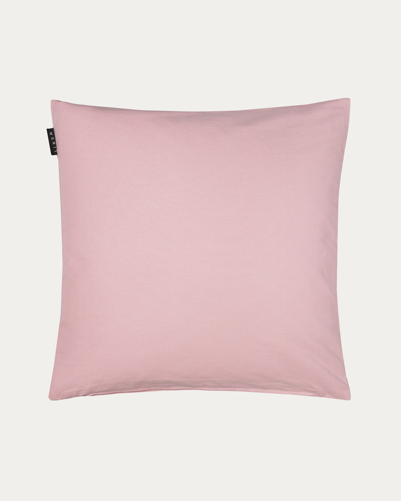 Image du produit housse de coussin ANNABELL rose poudré en coton doux de LINUM DESIGN. Taille 50 x 50 cm.