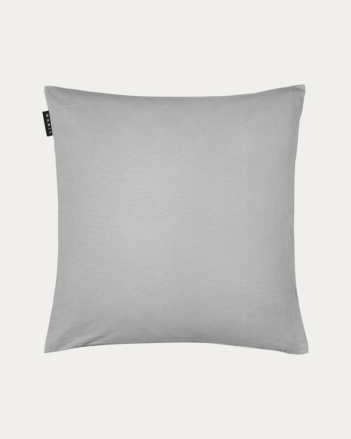 Product image light grey ANNABELL cushion cover made of soft cotton from LINUM DESIGN. Size 50x50 cm.