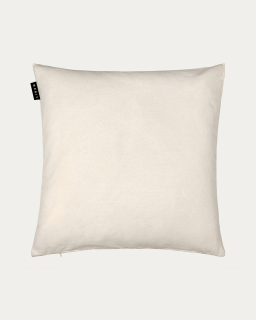 Product image cotton beige ANNABELL cushion cover made of soft cotton from LINUM DESIGN. Size 50x50 cm.