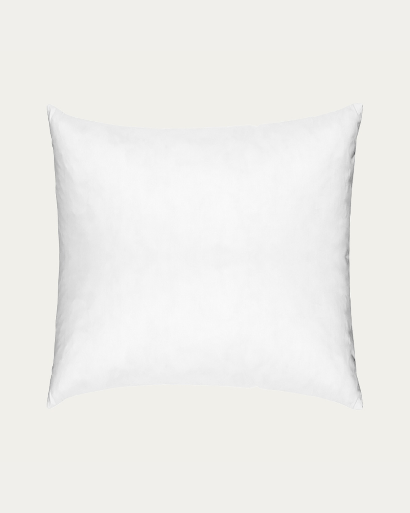 Product image white SYNTHETIC cushion insert made of cotton with polyester filling from LINUM DESIGN. Size 50x50 cm.