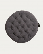 PEPPER Seat cushion ø37 cm Granite grey