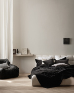 AMALFI Cushion cover 35x50 cm Black
