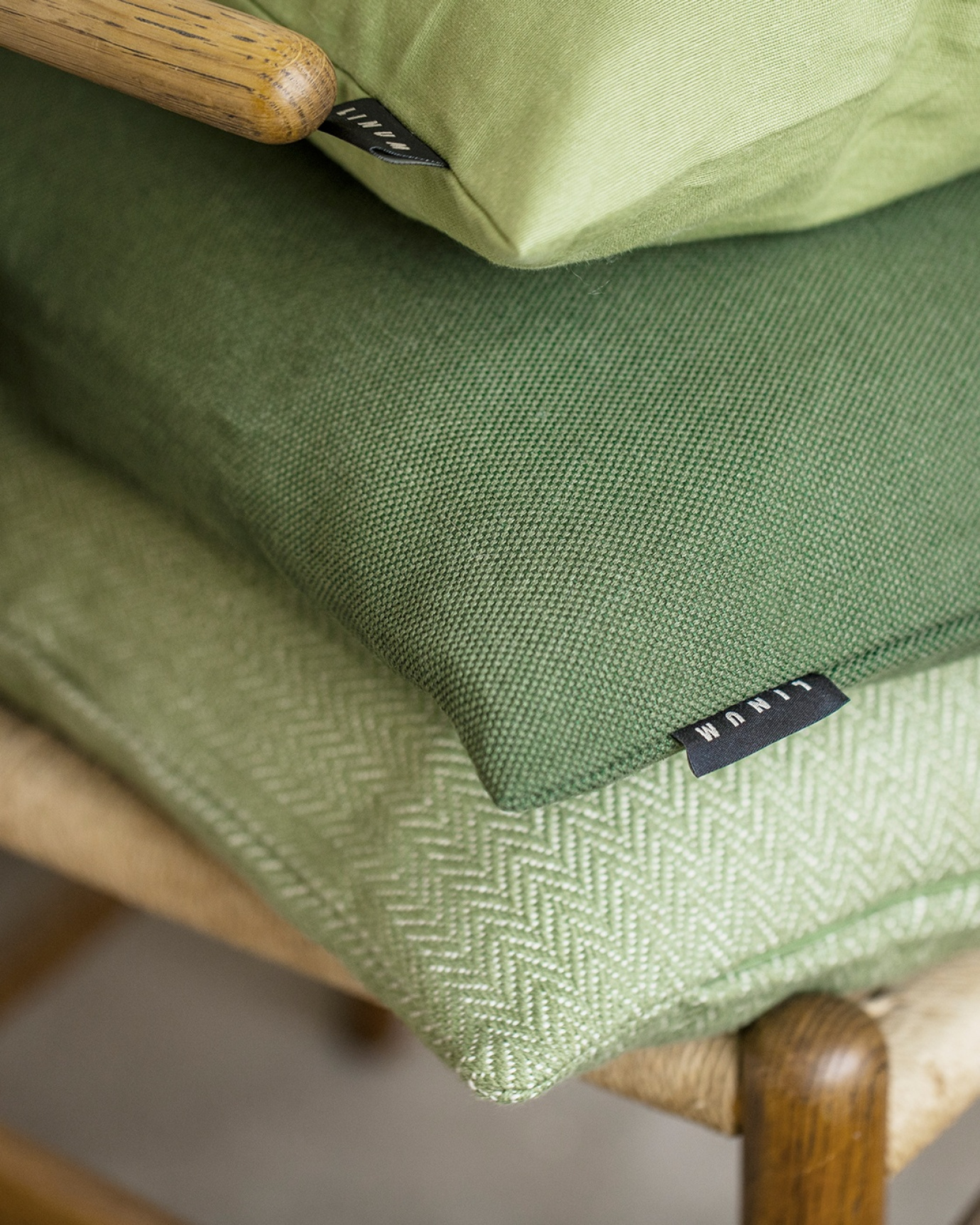 SHEPARD Cushion cover 50x50 cm Deep emerald green, bild 3 